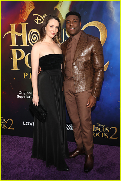 Sam Richardson and Nicole Boyd at the Hocus Pocus 2 premiere