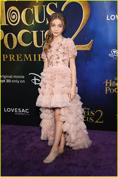 Juju Journey Brener at the Hocus Pocus 2 premiere