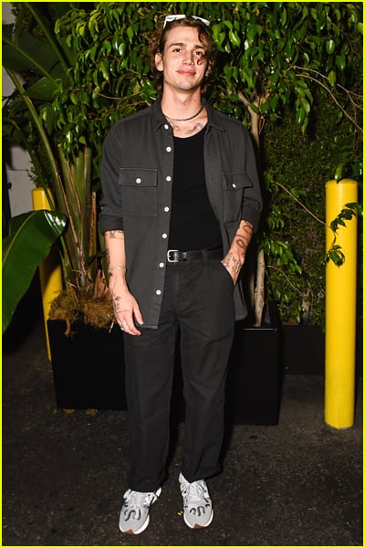 Vinnie Hacker at the Madewell launch event