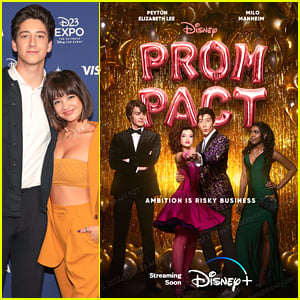 Peyton Elizabeth Lee & Milo Manheim Unveil 'Prom Pact' Poster at D23 Expo