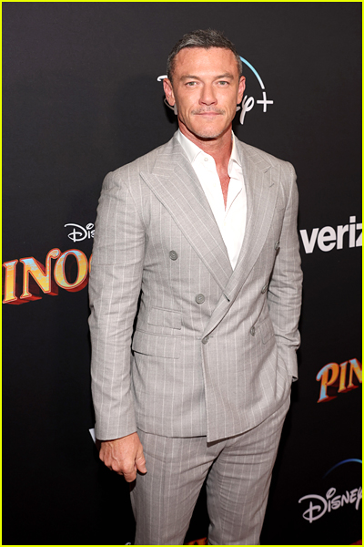 Luke Evans at the Pinocchio premiere