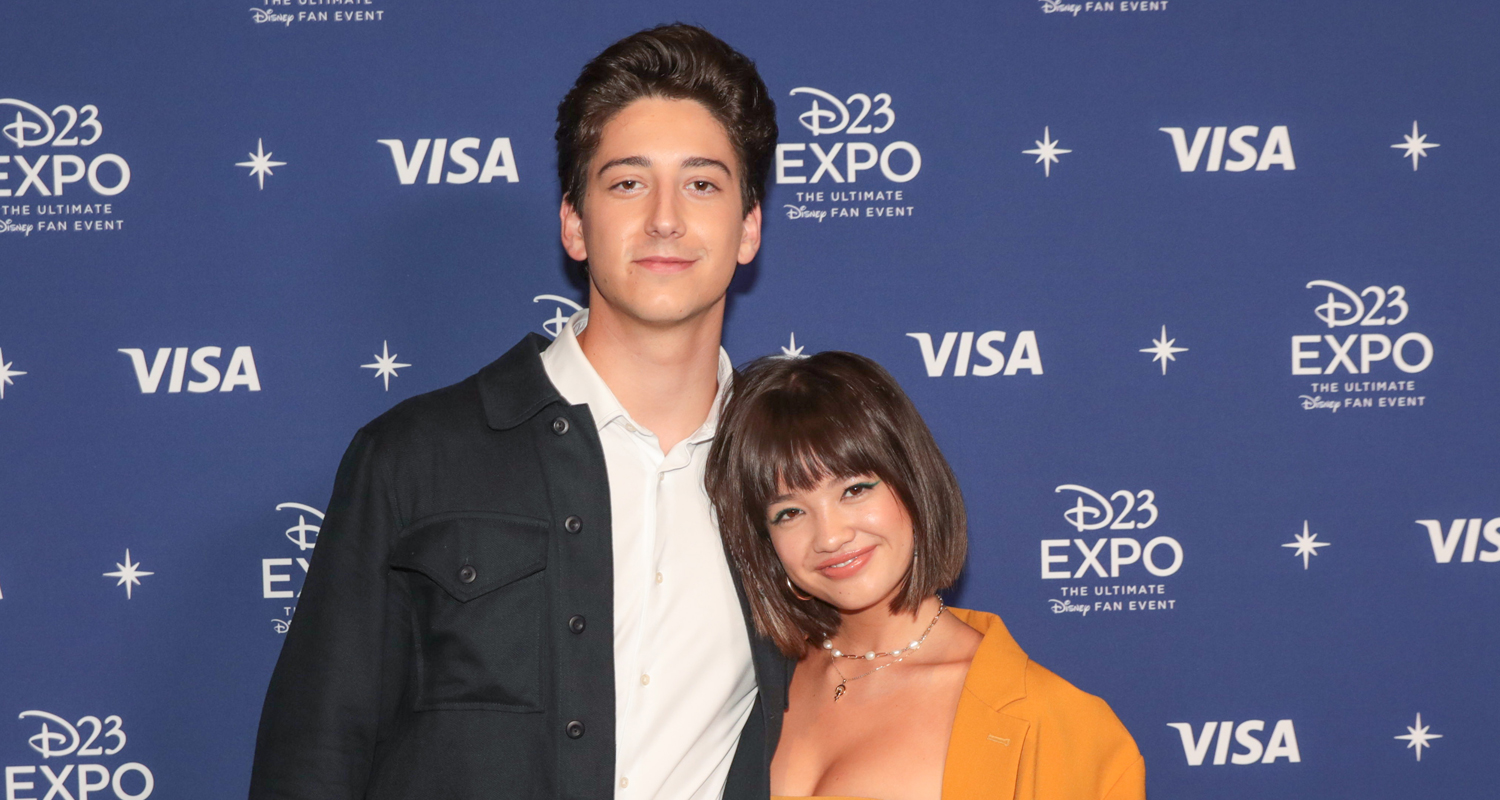 Peyton Elizabeth Lee & Milo Manheim Unveil ‘Prom Pact’ Poster at D23