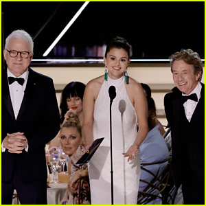 Selena Gomez Skips Emmys Red Carpet, Joins Steve Martin & Martin Short On Stage to Present