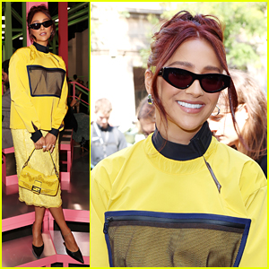Shay Mitchell Shows Off New Red Hair at Fendi's Milan Fashion Week Show!