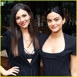 Camila Mendes & Victoria Justice Meet Up at 'Latinas In Hollywood' Celebration Event