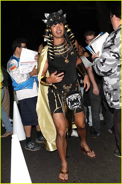 Ross Butler at a Halloween Party