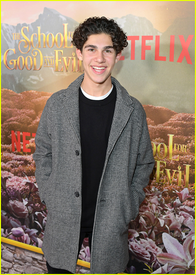 Jackson Dollinger at the School for Good and Evil Premiere
