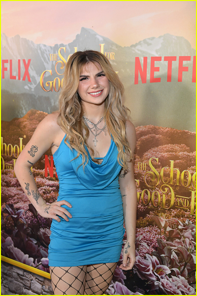 Bailey Spinn at the School for Good and Evil Premiere