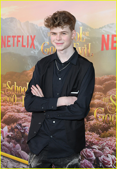Merrick Hanna at the School for Good and Evil Premiere