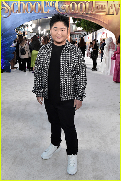 Reyn Doi at the School for Good and Evil Premiere