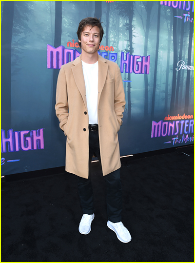 Justin Derickson at the Monster High: The Movie Screening