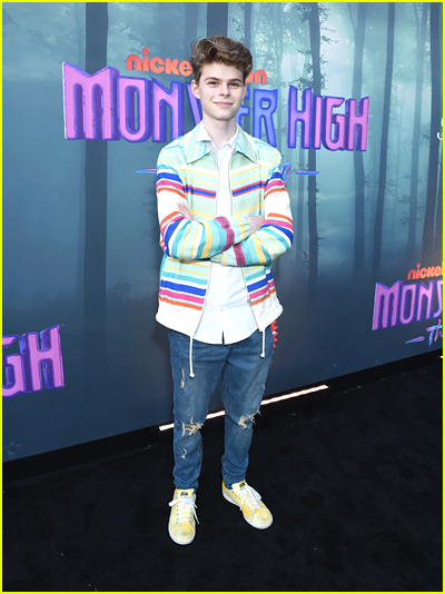 Merrick Hanna at the Monster High: The Movie Screening