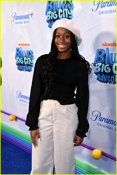 Ava Augustin at the Blue's Big City Adventure premiere