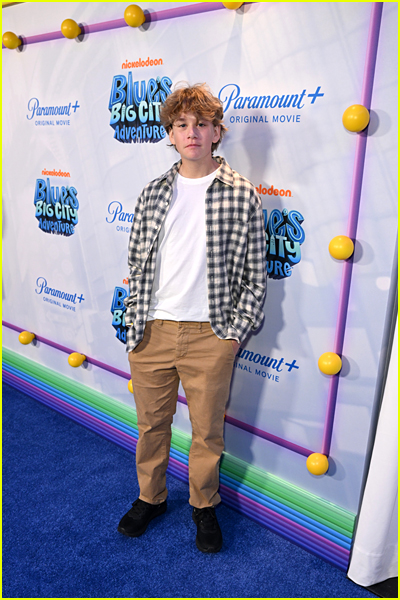 Jacob Soley at the Blue's Big City Adventure premiere