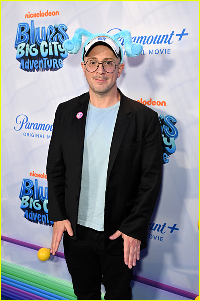 Steve Burns at the Blue's Big City Adventure premiere