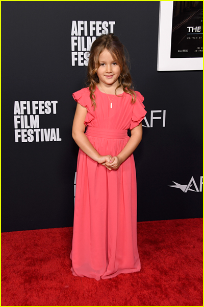 Sophia Kopera on the red carpet at the Fabelmans premiere at AFI Fest