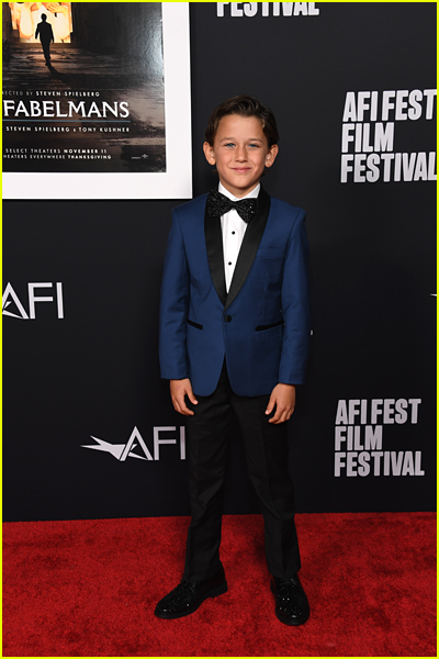  on the red carpet at the Fabelmans premiere at AFI Fest