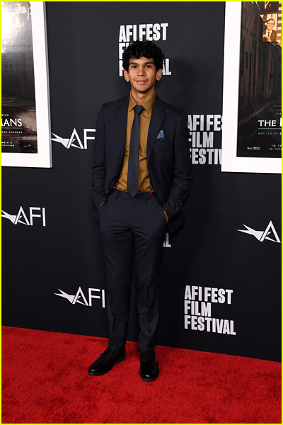 Gustavo Escobar on the red carpet at the Fabelmans premiere at AFI Fest