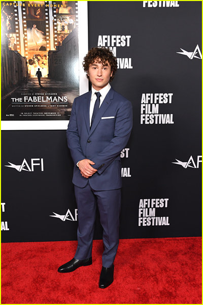 Gabrielle LaBelle on the red carpet at the Fabelmans premiere at AFI Fest