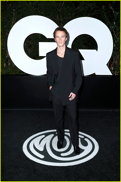 Drew Starkey at the GQ Men of the Year Party