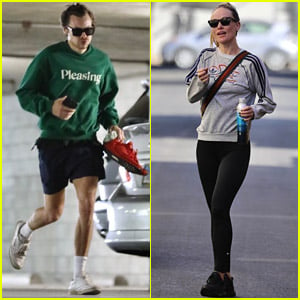 Harry Styles & Olivia Wilde Sweat It Out at the Gym In Studio City