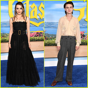 'Knives Out' Stars Katherine Langford & Jaeden Martell Show Support at 'Glass Onion' Premiere