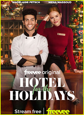 Madelaine Petsch & Mena Massoud Star In 'Hotel for the Holidays' Trailer - Watch Now!