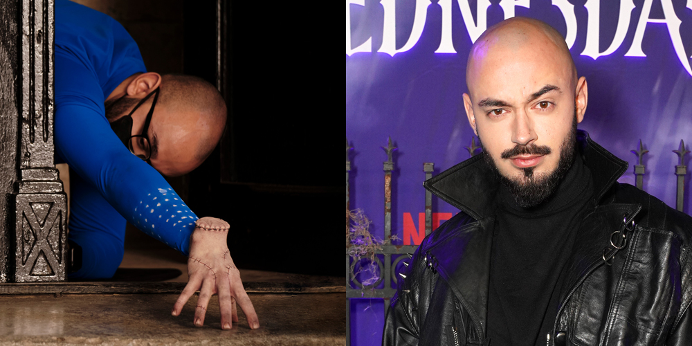 Mâna „Thing” de miercuri este jucată de o persoană reală, magicianul român Victor Dorupanto — vezi fotografiile BTS!  |  Netflix, TV, Victor Dorobanto, mier