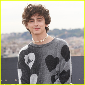 Timothee Chalamet Strikes a Pose at 'Bones & All' Photocall in Rome