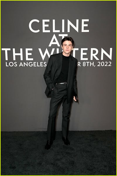 Blake Richardson at the Celine fashion show