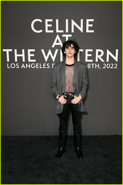 Jack Dylan Grazer at the Celine fashion show