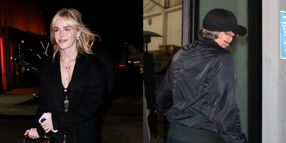Kiernan Shipka Joins Leonardo DiCaprio & More Celebs at Holiday Party