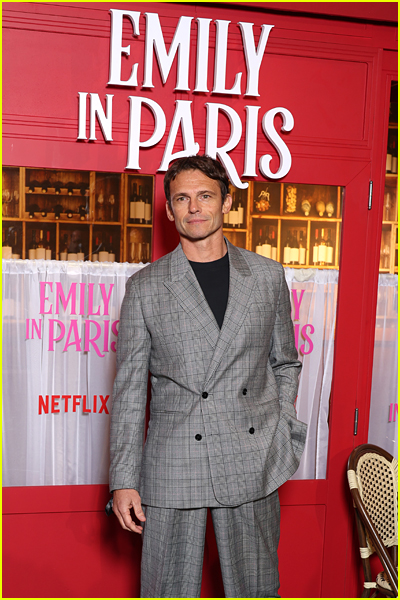 Arnaud Binard at the Emily In Paris season three premiere