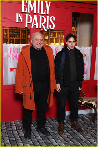 Jean-Christophe Bouvet at the Emily In Paris season three premiere