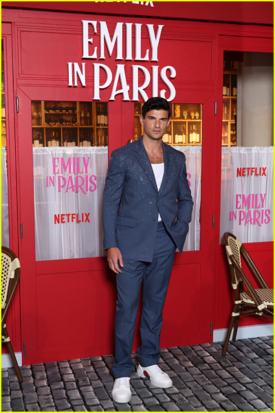 Paul Forman at the Emily In Paris season three premiere