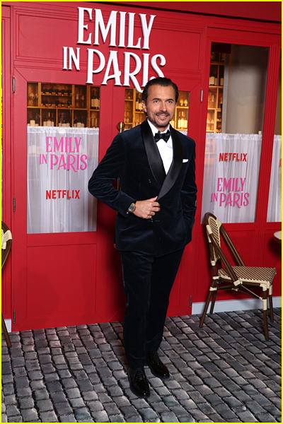 William Abadie at the Emily In Paris season three premiere