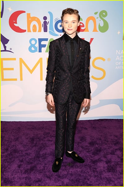 Asher Bishop at the Childrens and Family Emmy Awards
