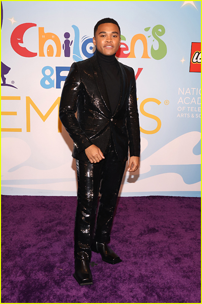Chosen Jacobs at the Childrens and Family Emmy Awards