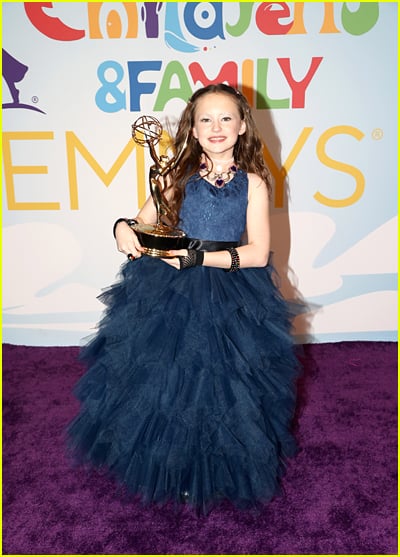 Quinn Copeland at the Childrens and Family Emmy Awards