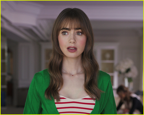 Still of Lily Collins in Emily in Paris season three