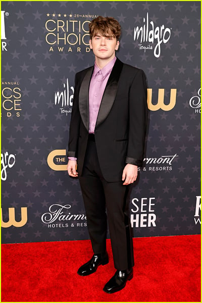 Colton Ryan at the Critics Choice Awards