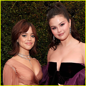 Disney Channel Alums Jenna Ortega & Selena Gomez Meet Up at Golden Globes