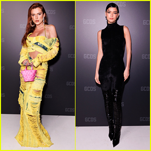 Bella Thorne & Dixie D'Amelio Step Out for GCDS Fashion Show In Milan