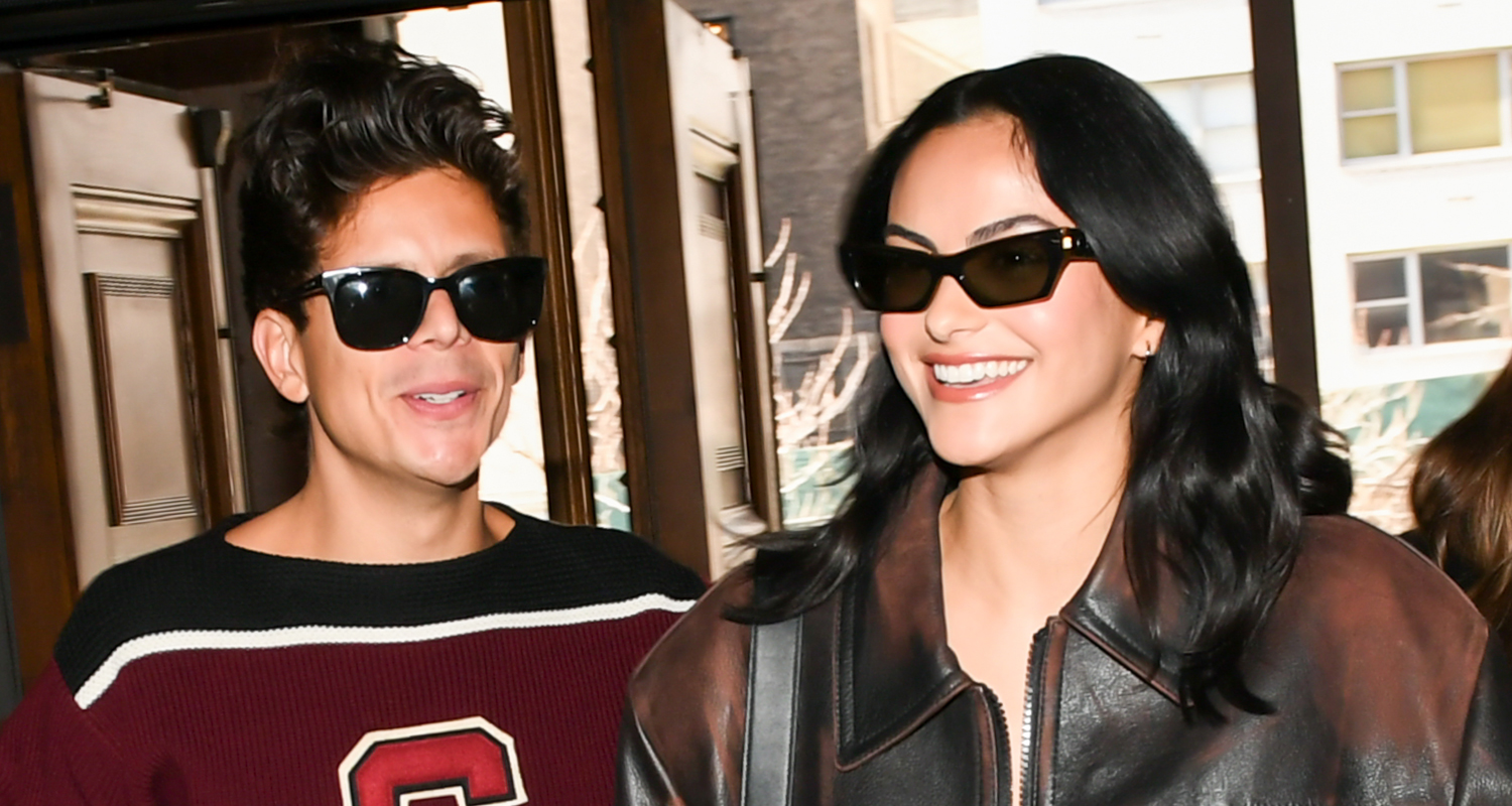 Camila Mendes & Rudy Mancuso Make Public Debut, Cozy Up at Coach