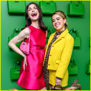Dylan Mulvaney & Haley Lu Richardson Have Fun at Kate Spade New York Fashion Show