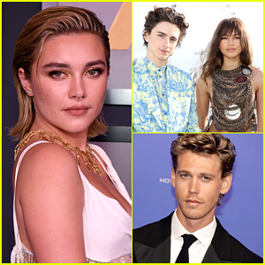 Florence Pugh Gushes Over Working With 'Dune: Part 2' Co-Stars Zendaya, Timothee Chalamet & Austin Butler