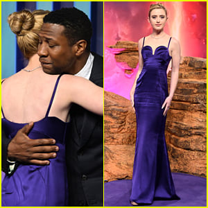 Kathryn Newton Shares Sweet Hug with Jonathan Majors at 'Ant-Man & The Wasp: Quantumania' UK Premiere