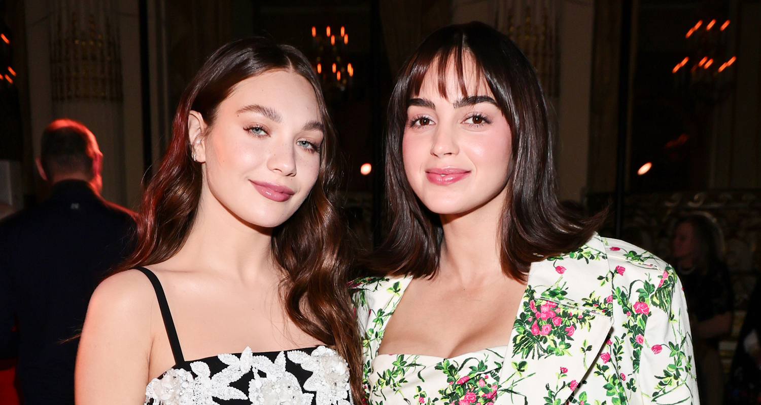 Maddie Ziegler & Melissa Barrera Meet Up at Carolina Herrera Fashion