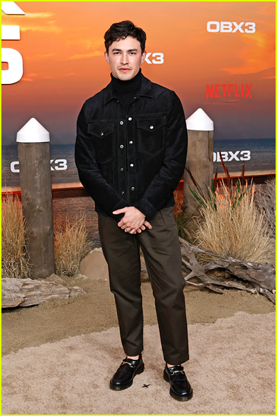 Gavin Leatherwood at the Outer Banks season three premiere