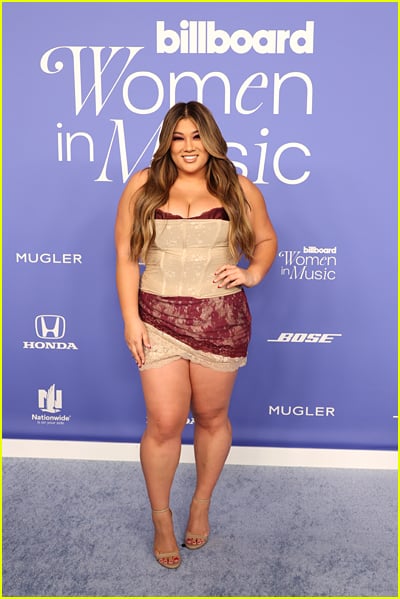 Remi Cruz on the carpet at the Billboard Women in Music Awards